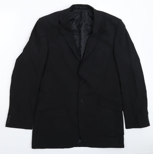 Karl Jackson  Mens Black   Jacket Suit Jacket Size 40