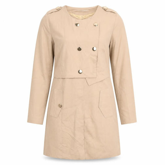Mermaid Womens Beige   Shirt Dress  Size M