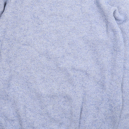 Preloved Marks and Spencer Mens Blue  Knit Pullover Jumper Size S - Label