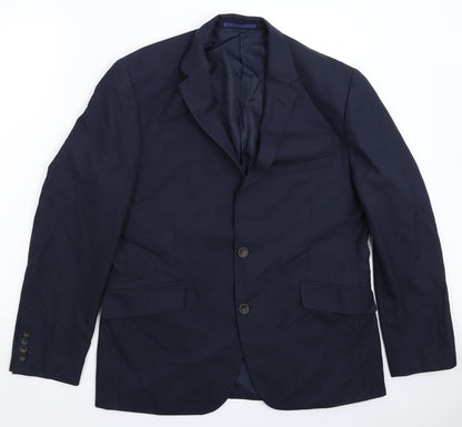Marks & Spencer Mens Blue   Jacket Suit Jacket Size 42