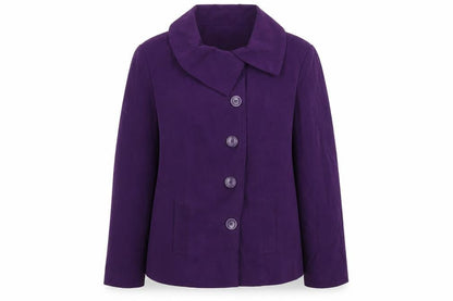 EWM Womens Purple   Jacket Blazer Size 10