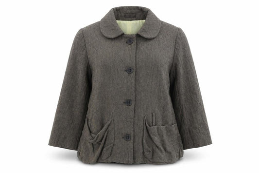 IKKS Womens Grey   Jacket Blazer Size 14