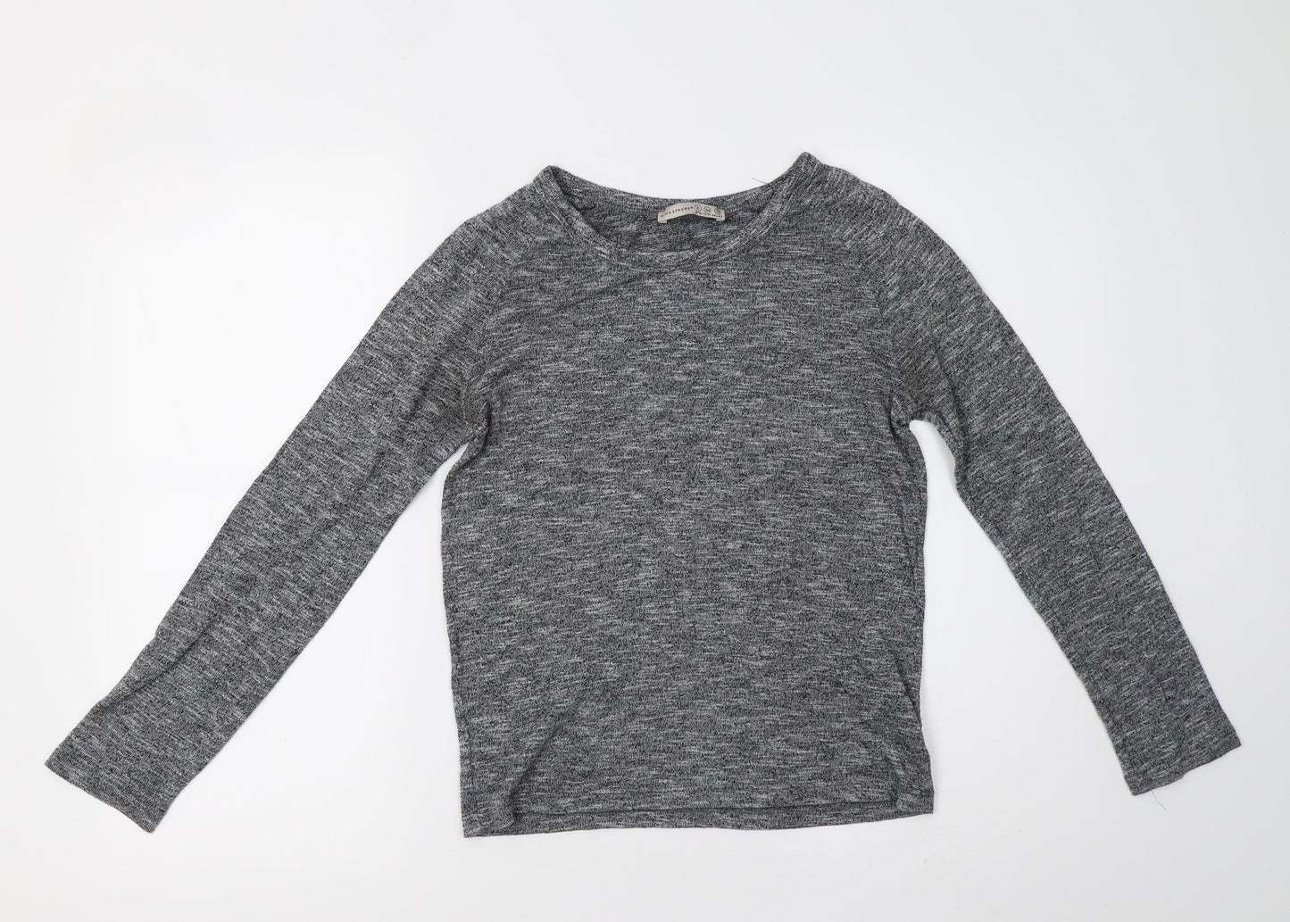 Primark Womens Grey  Knit Pullover Sweatshirt Size 6