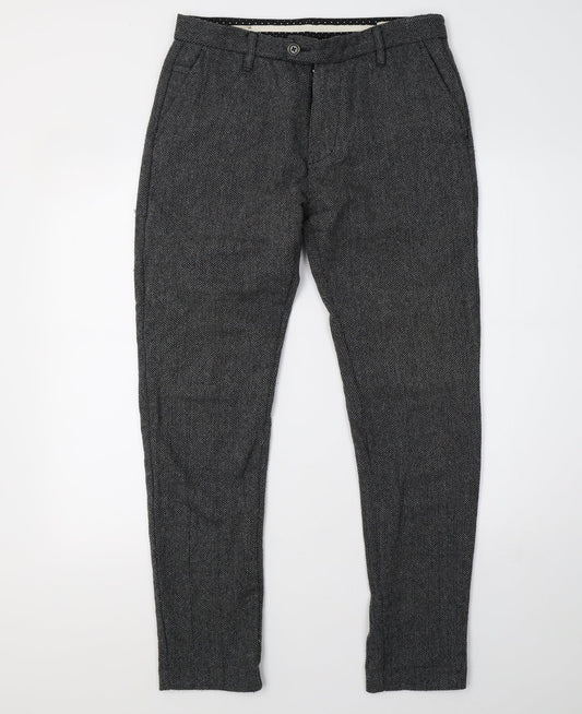 Selected Womens Grey   Trousers  Size 32 in L30 in