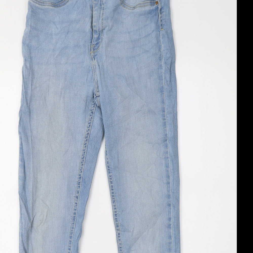 Preworn Womens Blue  Denim Skinny Jeans Size 28 L32 in