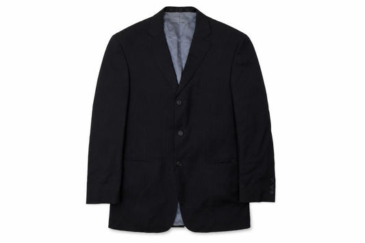 Marks & Spencer Mens Blue Striped  Jacket Blazer Size 40