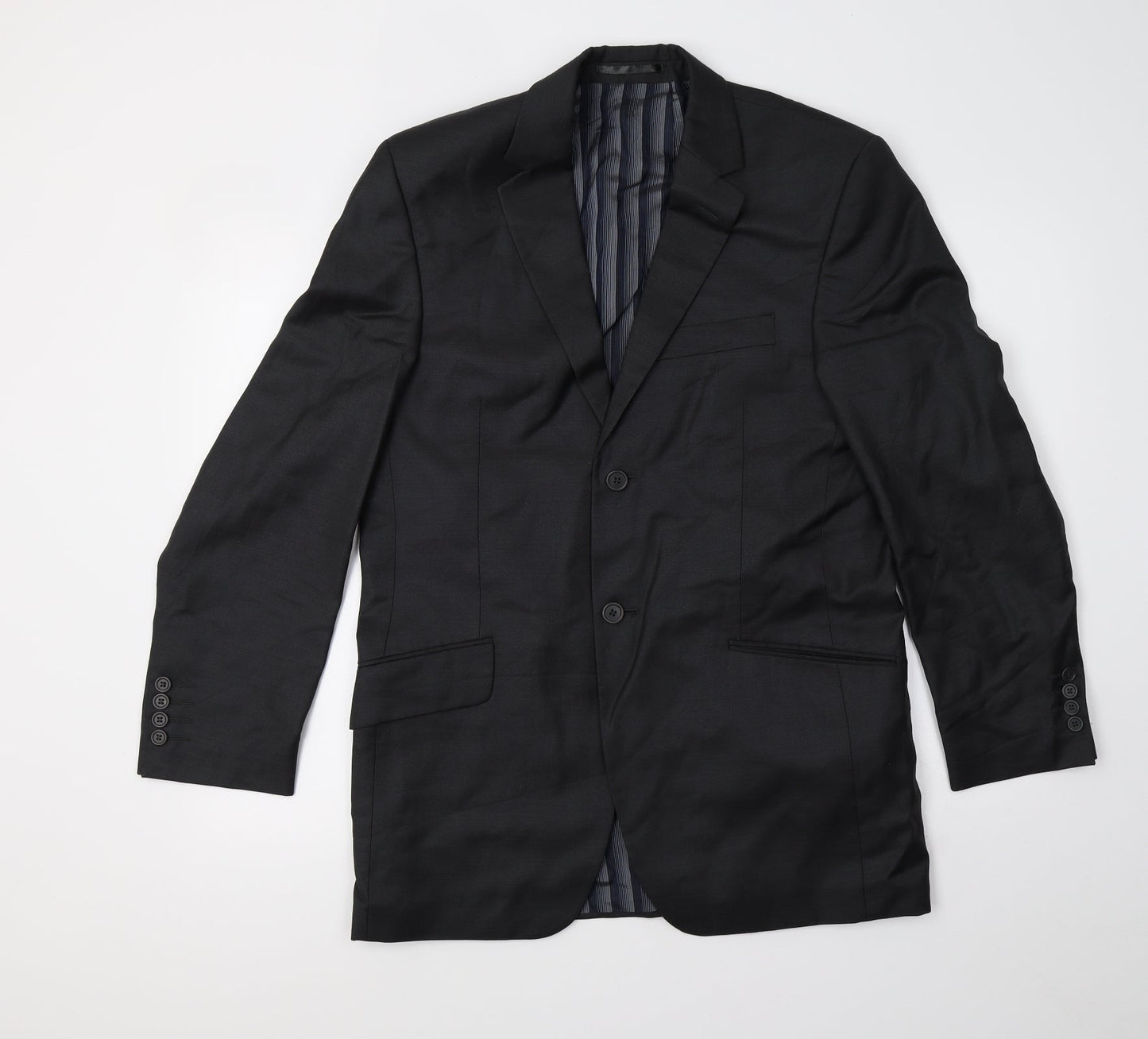 daniel hetcher Mens Black   Jacket Blazer Size 38