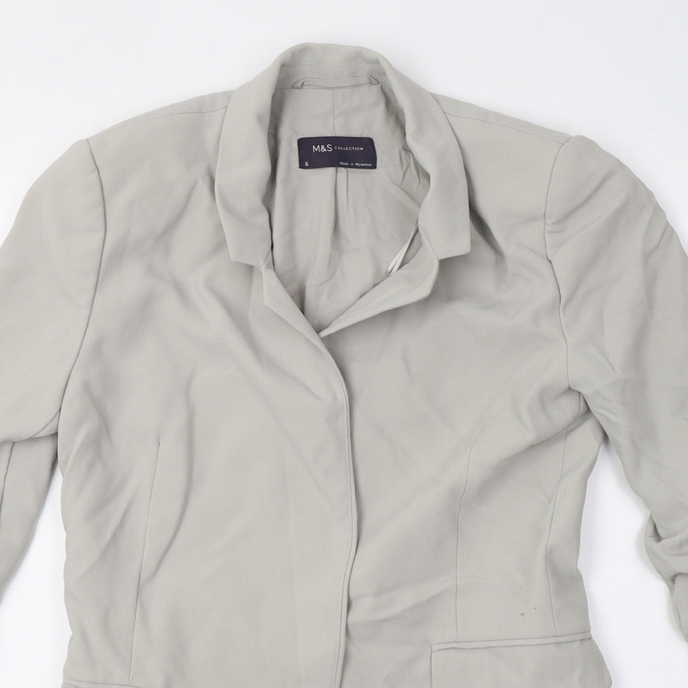 Marks and Spencer Womens Green   Jacket Blazer Size 6