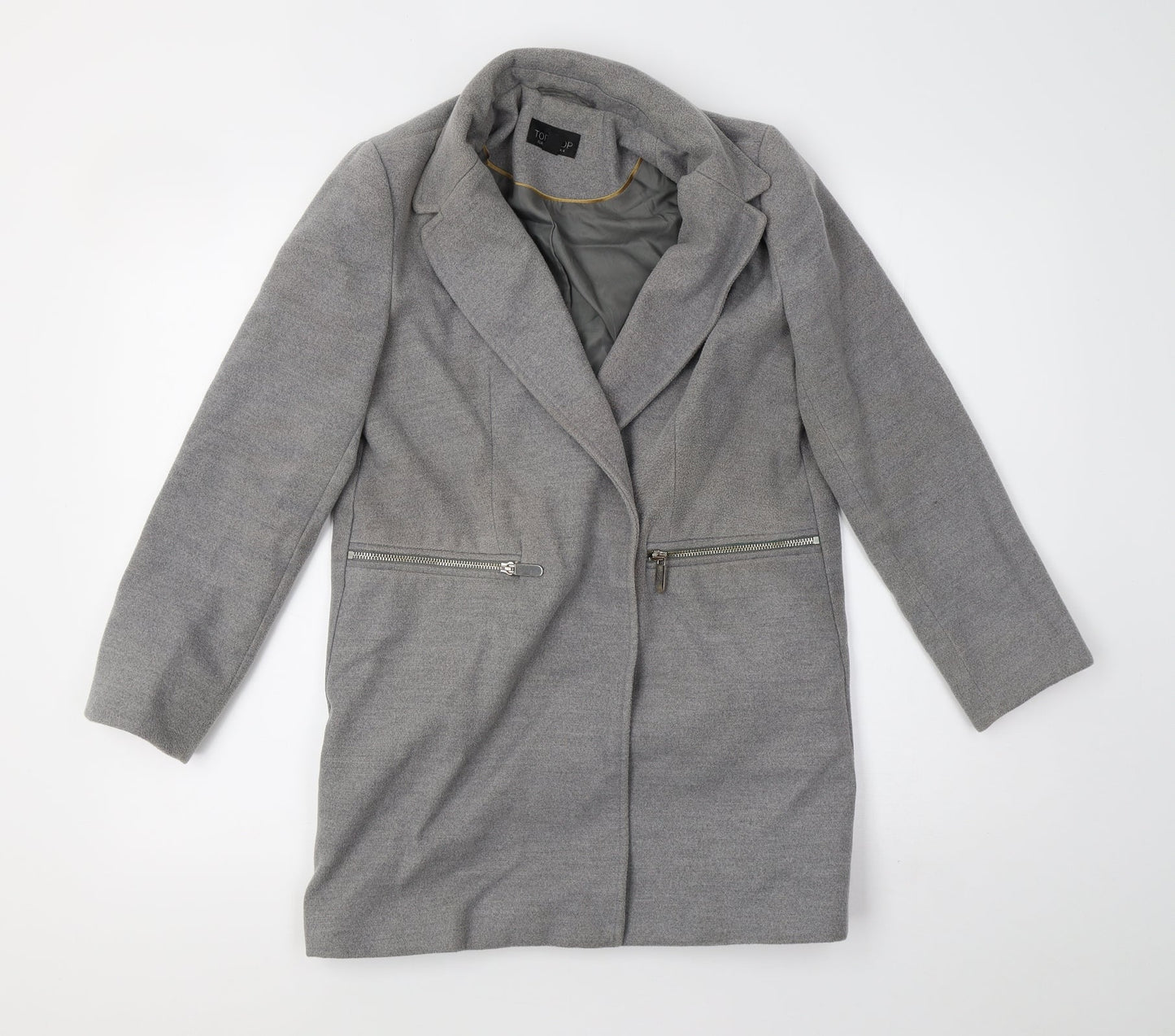 Topshop Womens Grey   Jacket Blazer Size 4