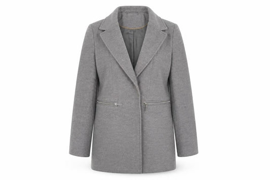 Topshop Womens Grey   Jacket Blazer Size 4