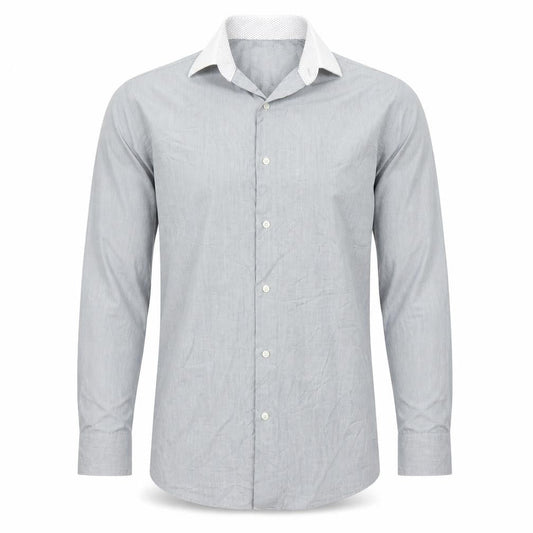 Next Mens Grey    Button-Up Size 14.5