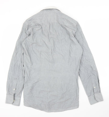 Next Mens Grey    Button-Up Size 14.5