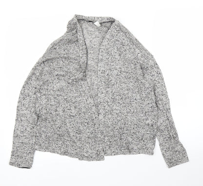 H&M Womens Grey   Cardigan Jumper Size M