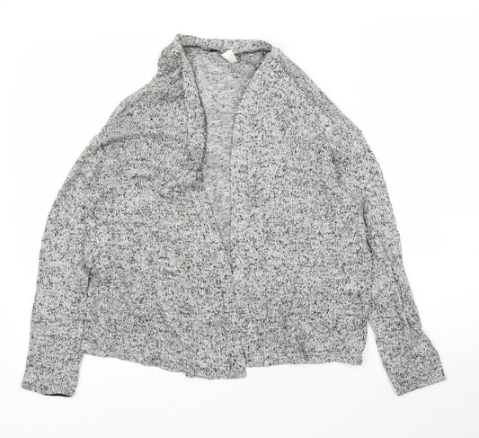 H&M Womens Grey   Cardigan Jumper Size M
