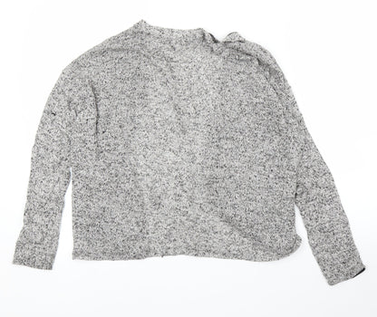 H&M Womens Grey   Cardigan Jumper Size M