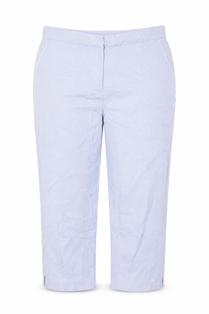 Papaya Womens Blue   Capri Trousers Size 16 L20 in