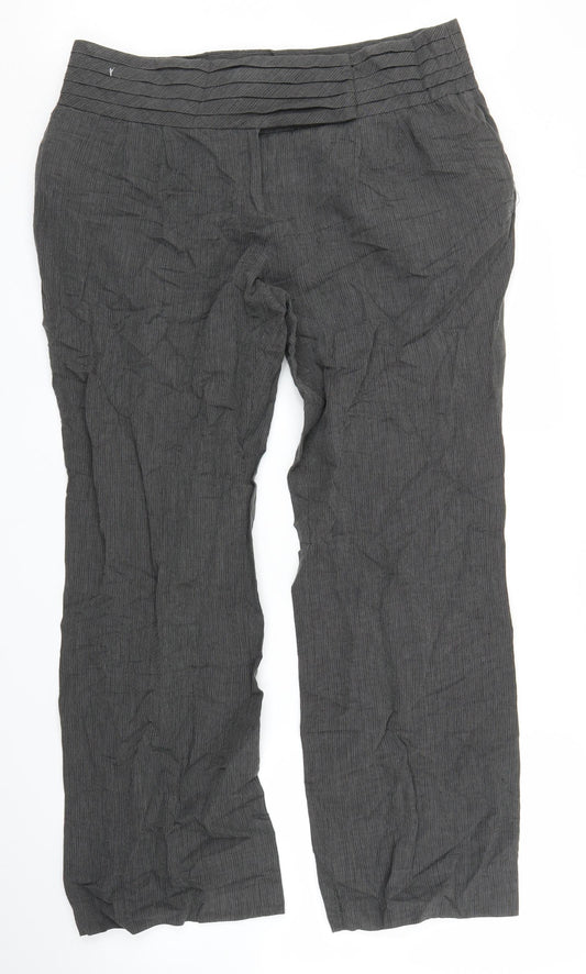 NEXT Womens Grey   Trousers  Size 16 L27 in