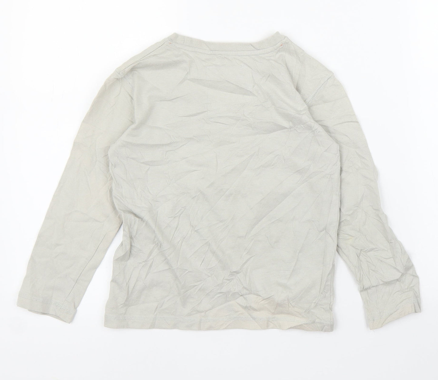 Cherokee Girls Beige   Basic T-Shirt Size 5-6 Years