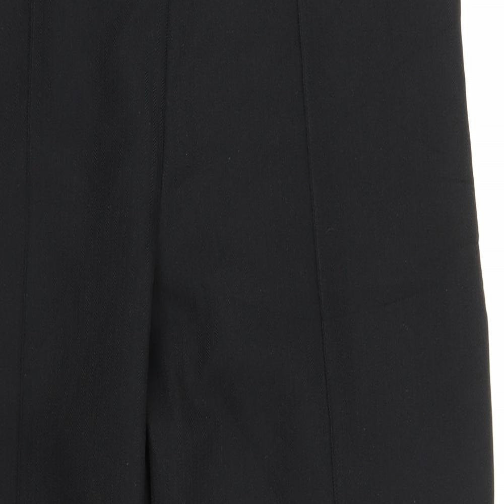 M&S Womens Black   Trousers  Size 14 L23 in
