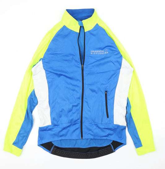 Prudential Mens Blue   Full Zip Jumper Size L