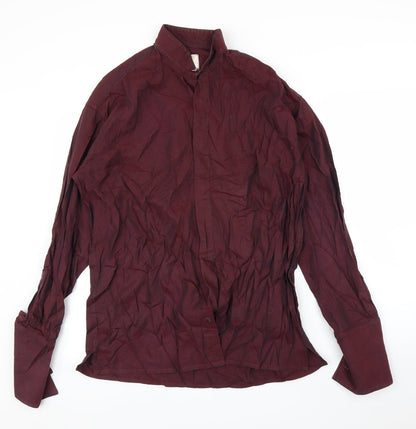 Rixon Grove Mens Purple    Button-Up Size L
