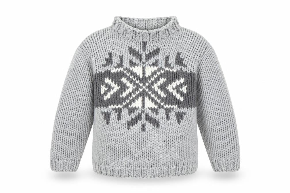 Timberland Girls Grey Fair Isle  Pullover Jumper Size 3 Years