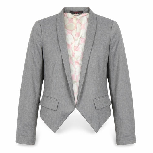 New Look Womens Grey   Jacket Blazer Size 14