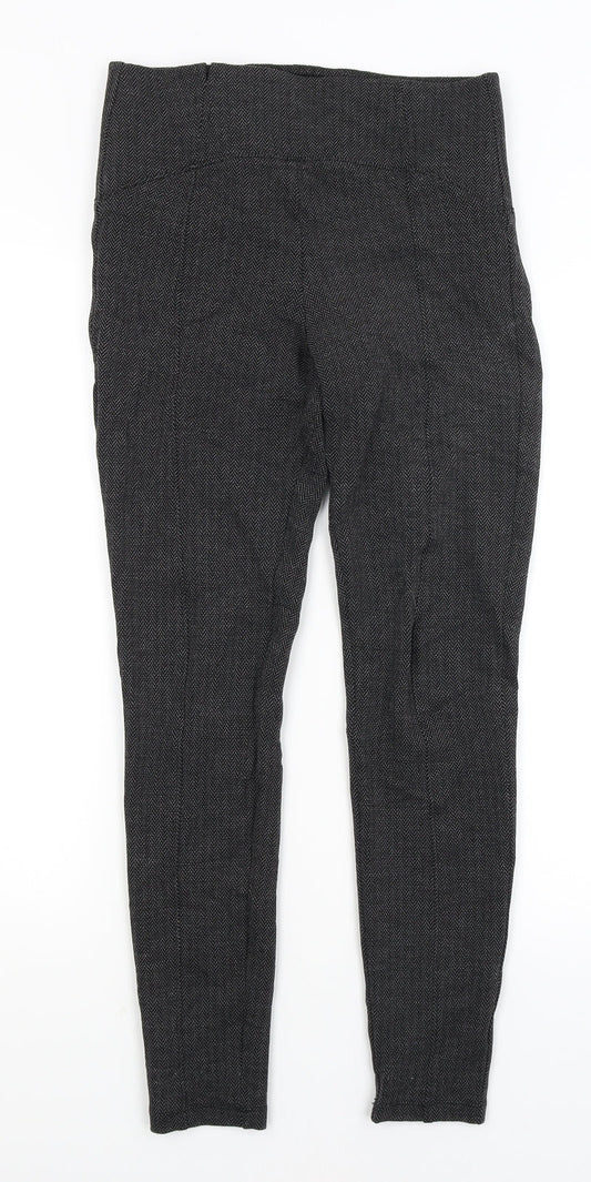 M&S Womens Grey   Trousers  Size 8 L27 in