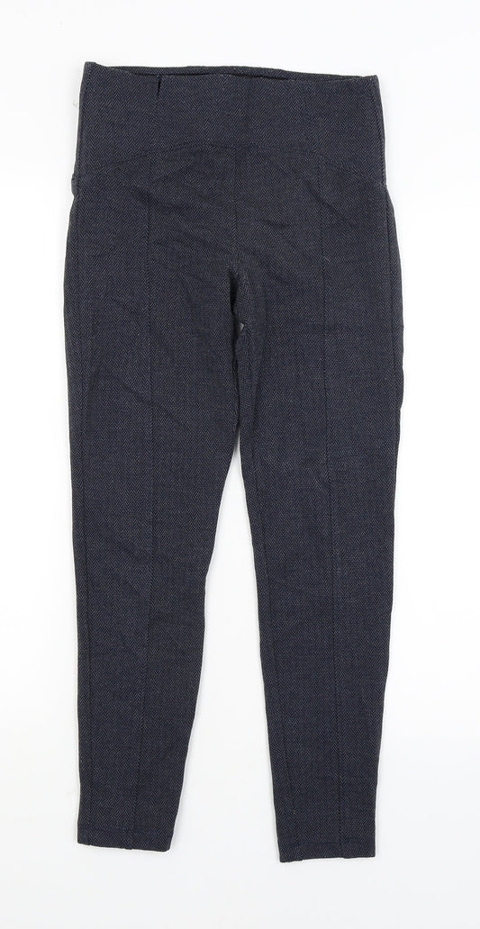 M&S Womens Blue   Trousers  Size 8 L25 in