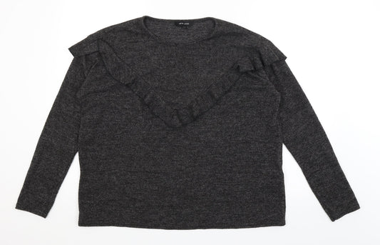 New Look Womens Black   Pullover Jumper Size L
