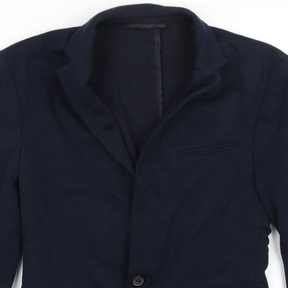 Preworn Womens Blue   Jacket Blazer Size 10