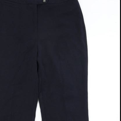 Bonmarché Womens Blue Trousers Size 12 L24 in