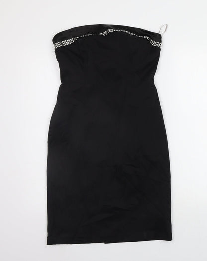 Additional front view of Principles women’s black a-line, size UK 12