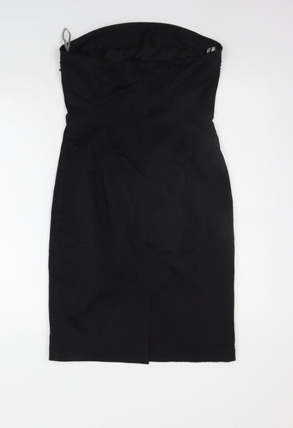 Back view of Principles women’s black a-line, size UK 12