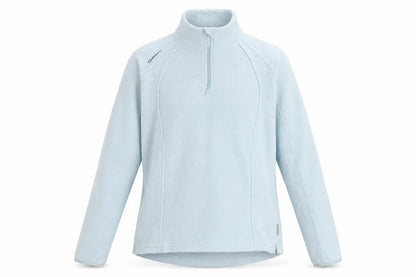 Front view of Decathlon girls’ blue jacket coat, size L