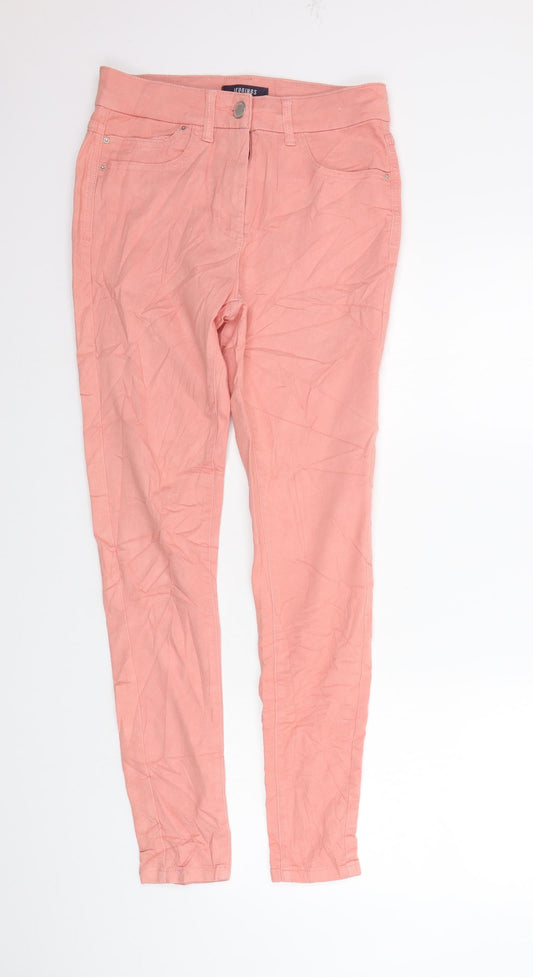 Marks and Spencer Womens Orange   Skinny Jeans Size 10 L28 in