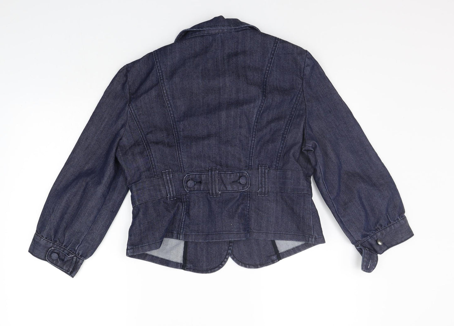 VILLA Womens Blue   Jacket Coat Size L
