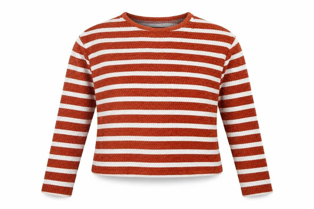 New Look Womens Orange Striped  Pullover Jumper Size S