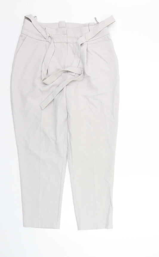 New Look Womens Grey   Trousers  Size 12 L24 in