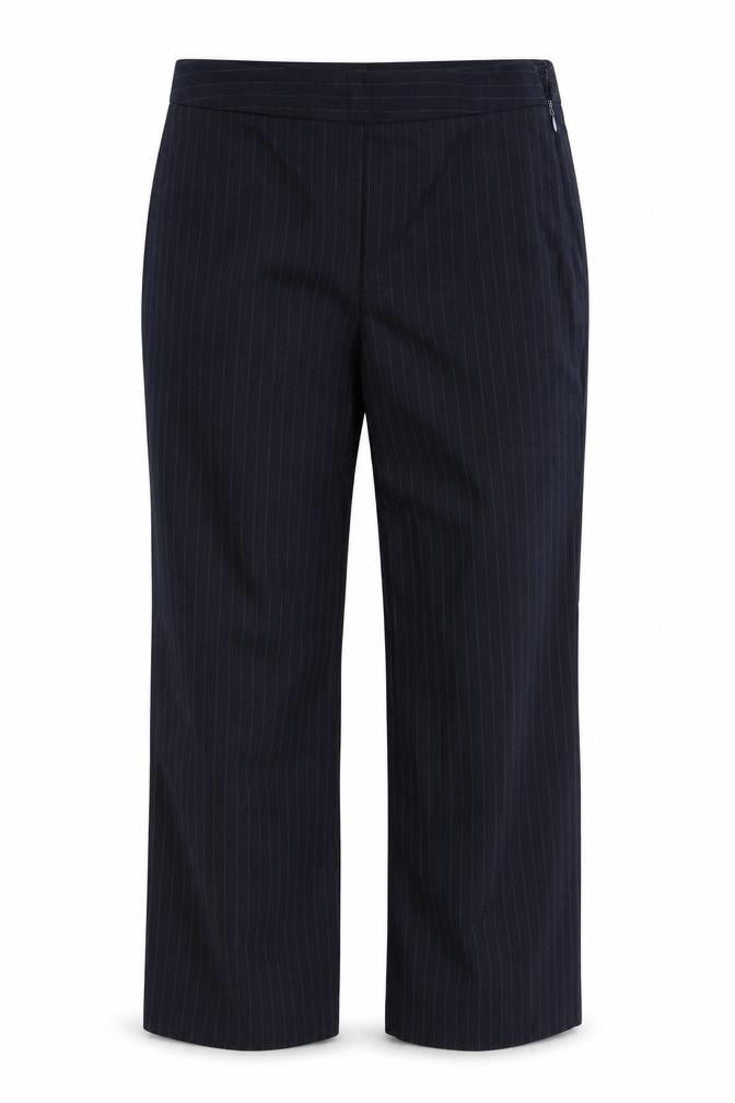 Next Womens Blue Striped  Trousers  Size 10 L29 in