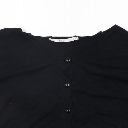 ble Womens Black   Cardigan Jumper Size M