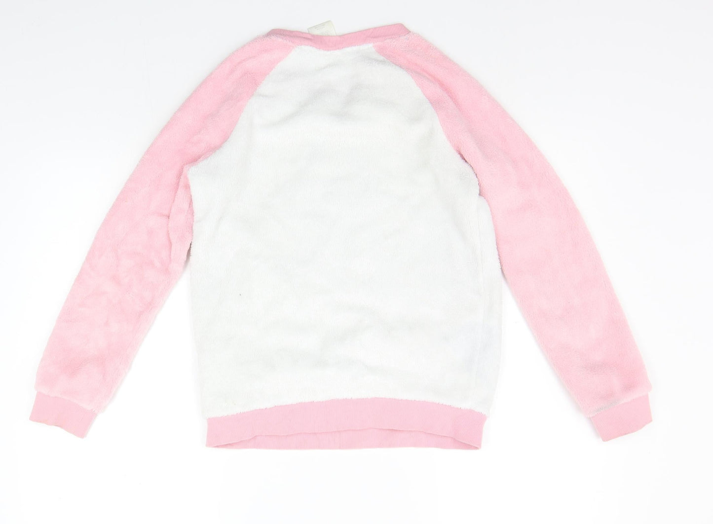 Disney Girls Pink Solid  Top Pyjama Top Size 11-12 Years  - print on front