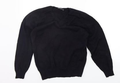 Preloved TRUTEX Womens Black   Pullover Jumper Size M - Front