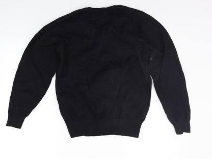 Preloved TRUTEX Womens Black   Pullover Jumper Size M - Back