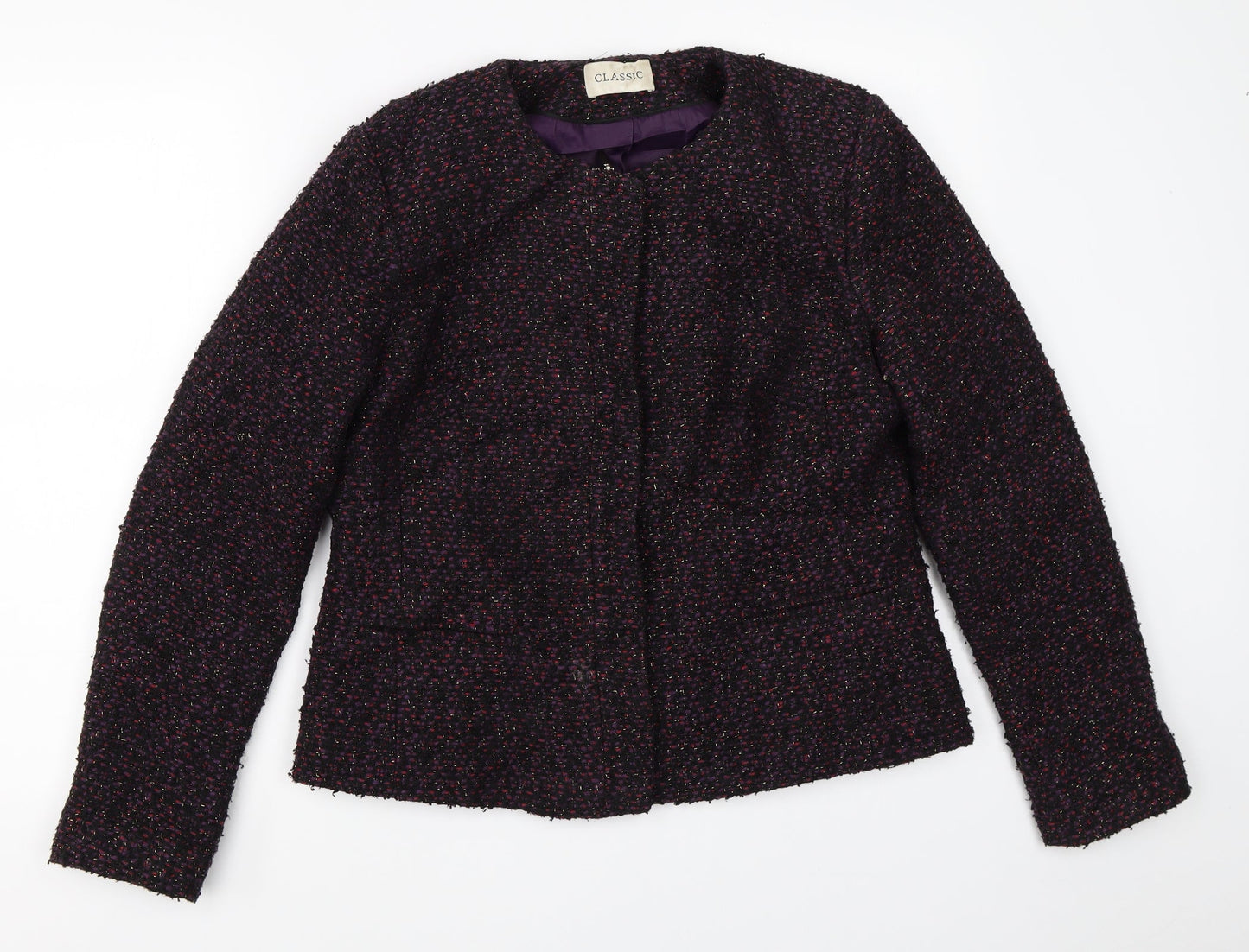 Marks and Spencer Womens Black   Overcoat Coat Size 12