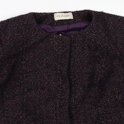Marks & Spencer Womens Black   Overcoat Coat Size 12