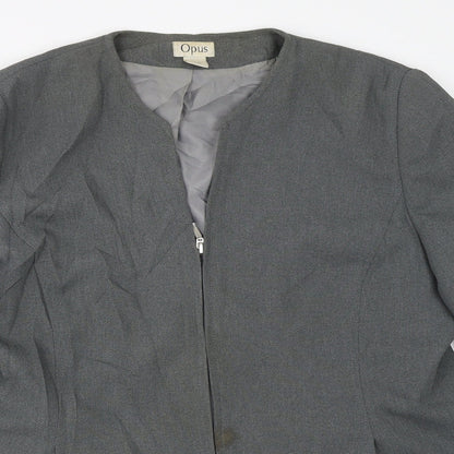 OPUS Womens Grey   Jacket  Size 16