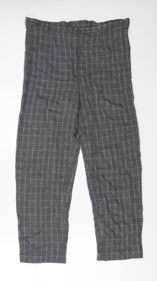 Preworn Womens Grey   Capri Trousers Size 30 in L25 in