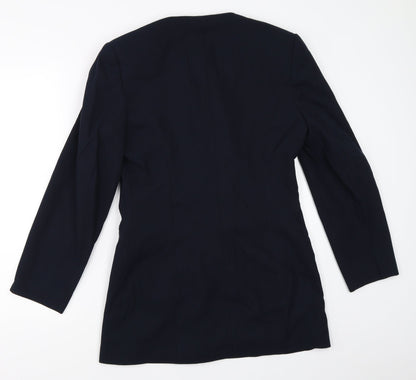 Richards Womens Blue   Overcoat Coat Size 12