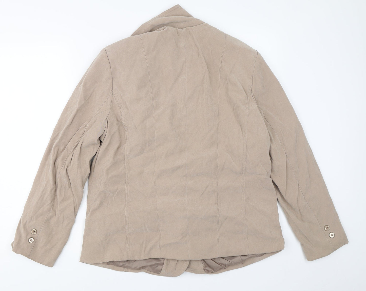 Joella Di Marco Womens Beige   Jacket  Size XL